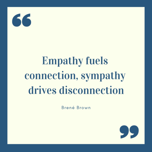 empathy vs sympathy