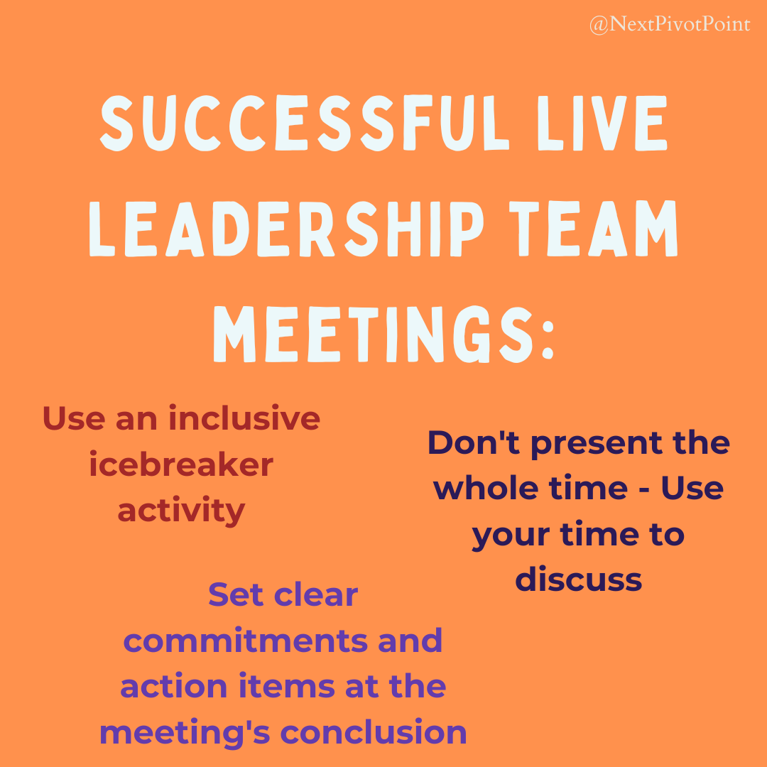 leadership team offsite meetings