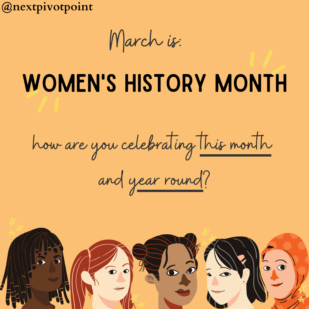 Ideas to help celebrate inclusively for Women’s History Month